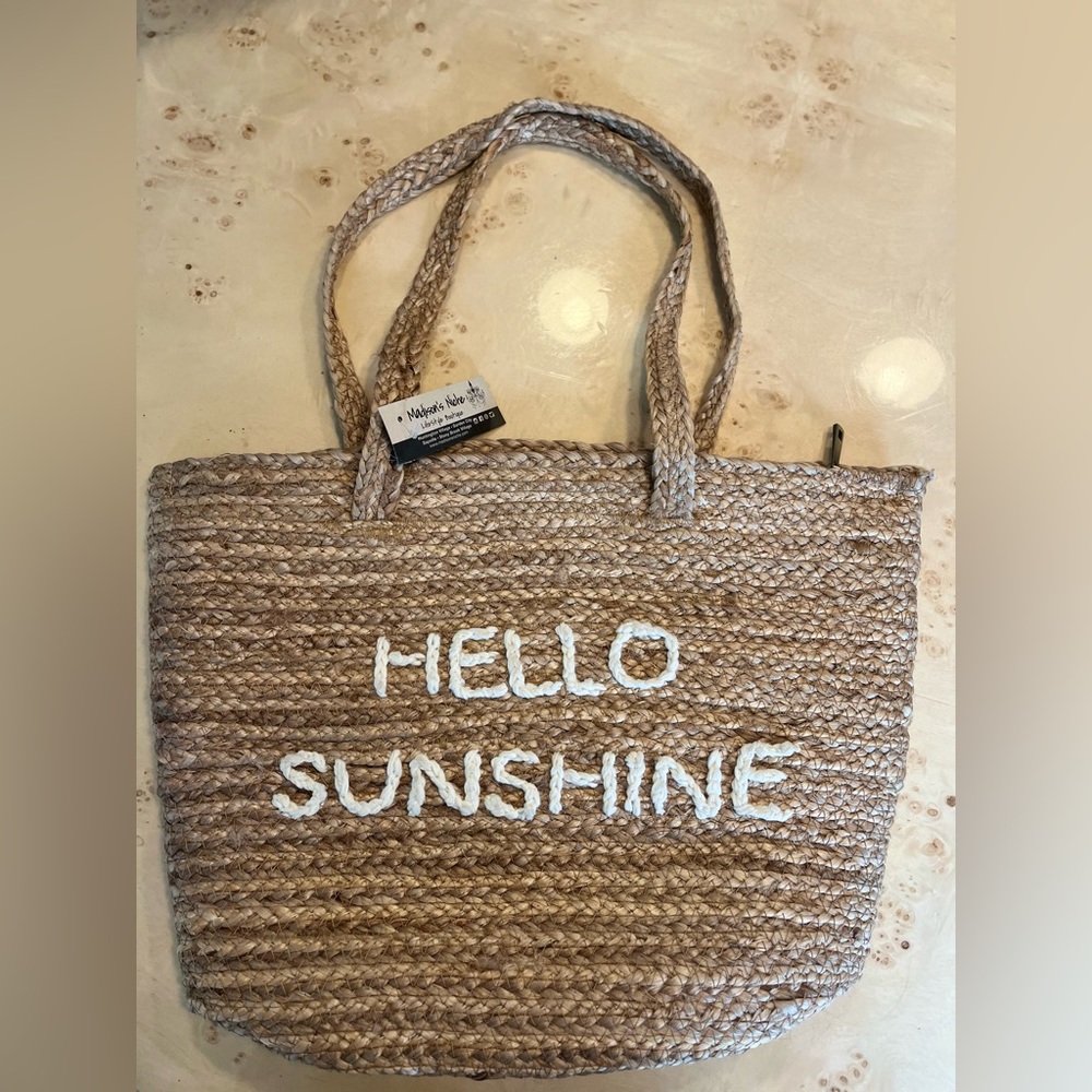 Hello Sunshine cooler beach bag